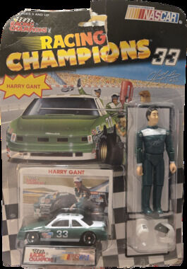 Harry Gant #33 Racing Champions Action Figure & Diecast Set Nascar